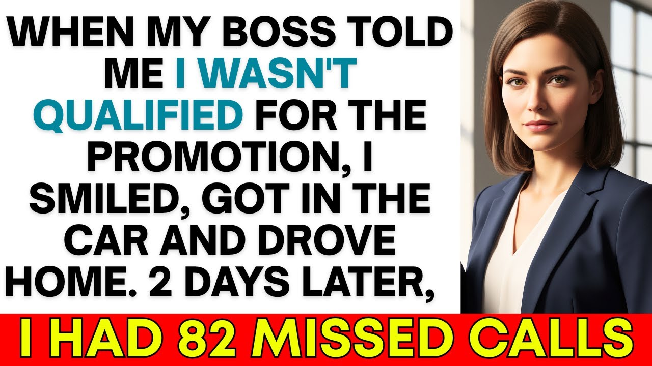 My Boss Said I Wasn't Ready for Promotion, So I Canceled My Notice....