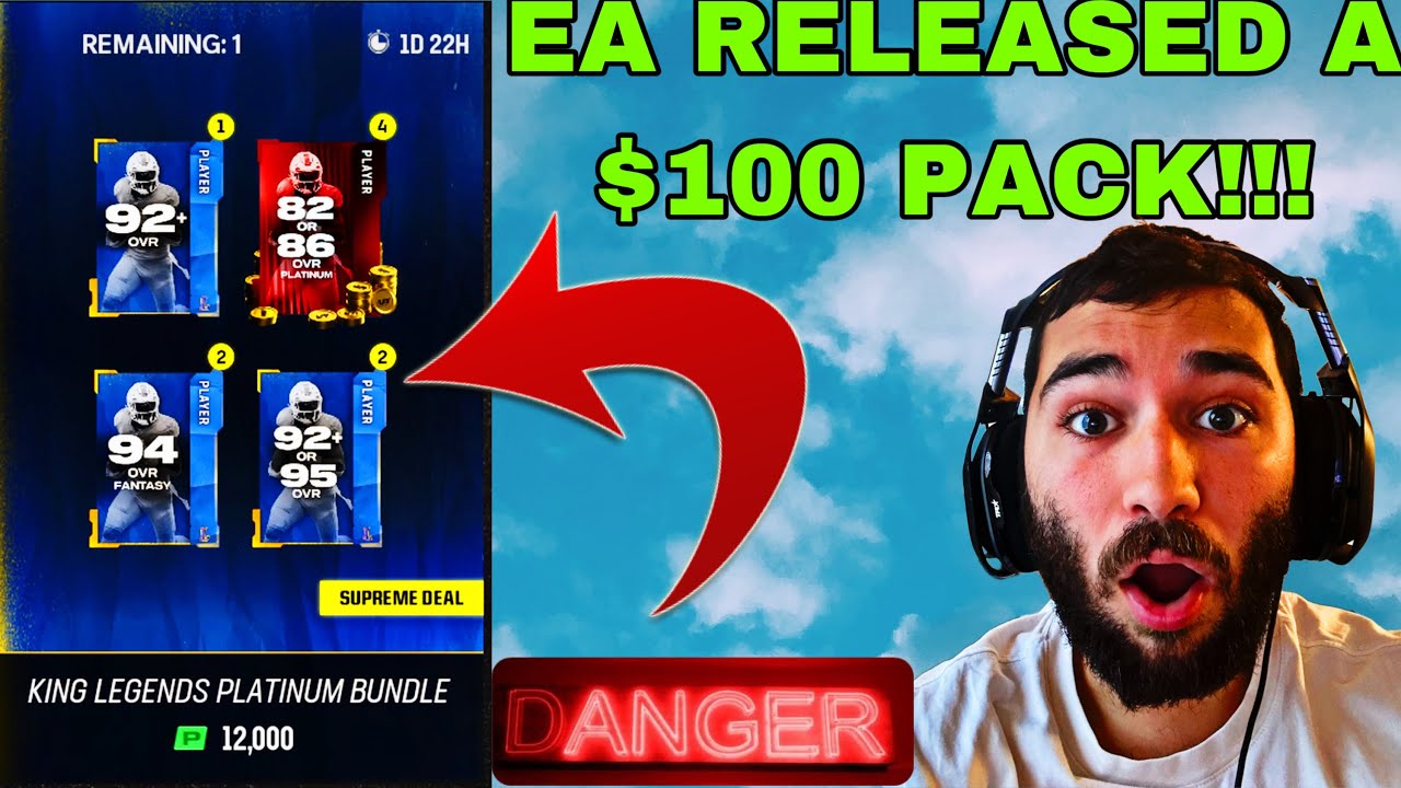 KING LEGENDS PLATINUM BUNDLE AND SO MUCH MORE!! EA ADDED SO MANY PACKS!!! MADDEN 24 ULTIMATE TEAM