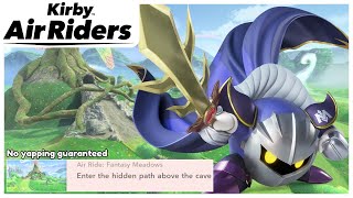 Fantasy Meadows Hidden Path in KIRBY AIR RIDERS