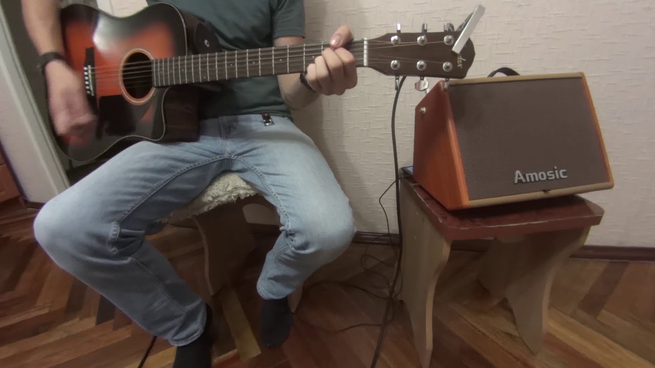 Amosic portable Amp. Quick live test.