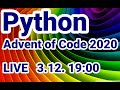 LIVE Advent of Code, Tag 3 in Python