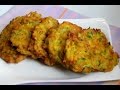 How To Make Zucchini Carrot Fritters | Appetizer Easy Recipe Video | Ninik Becker