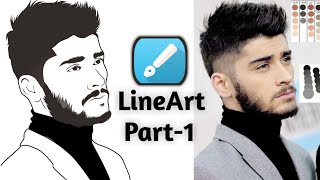 Vector art ft. Zayn Malik| vector illustration on android phone | infinite design tutorial 2020