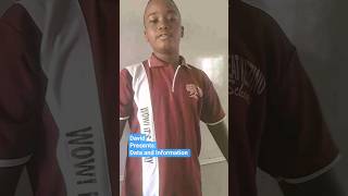 David -Great Kezino Schools: Data and Information #unstoppable #coding #education