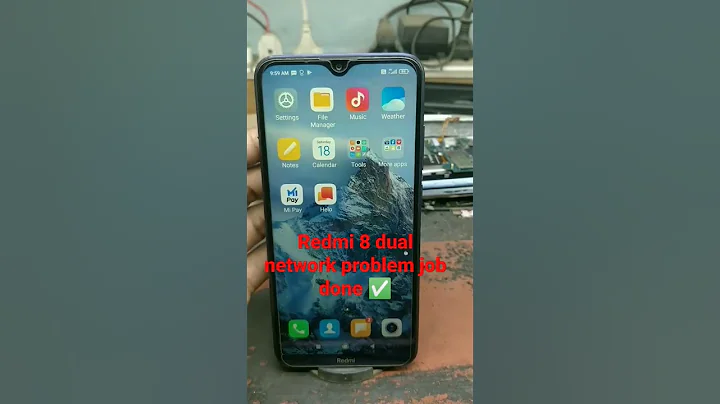 redmi 8 dual network problem