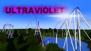 Intamin hyper coaster concept, (ULTRAVIOLET) originally dubbed SHOCKWAVE. #ultimatecoaster3 #fyp 