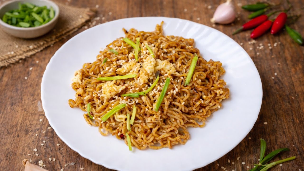 ✨️Ye Maggi Nahi,😃 Bawal Hai! 🔥 Chilli Oil Garlic Maggi in 5 Mins"