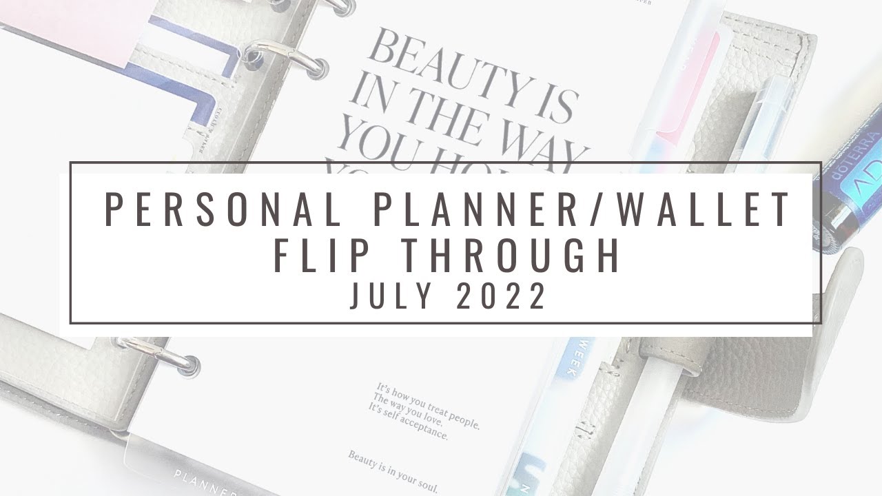 2022 PLANNER SET UP, Personal Planner Flip Through