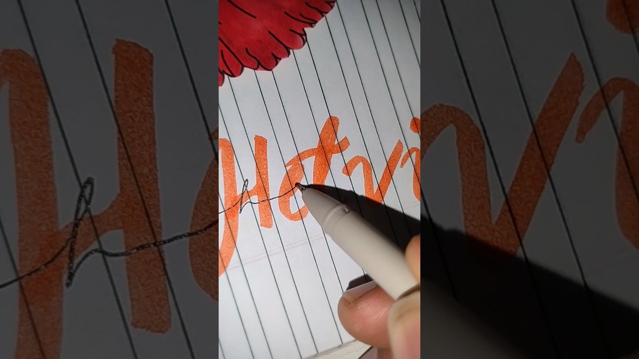 ✨ Hetvi ✨ Name Writing Calligraphy........