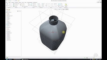 Milk Jug - Creo Parametric 2.0 / Pro Engineer