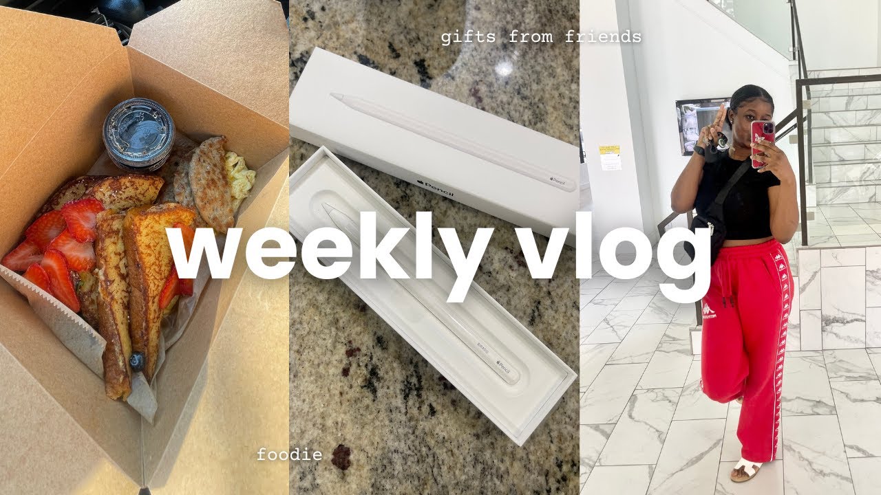 WEEKLY VLOG | elite breakfast + I'm moving + exciting packages + crawfish + submersive disaster