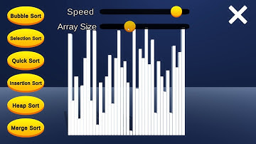 Sorting Algorithms Visualization In Unity