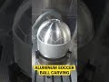 Cnc soccer ball cut on aluminum block satisfying cncrouter cnc satisfyingmulticam like