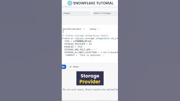 Query to Create Storage Integration Object in Snowflake