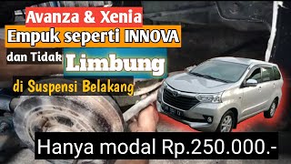 Cara mengatasi Limbung suspensi belakang Avanza/Xenia hanya Rp.250.000.-