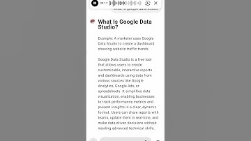 What Is Google Data Studio?