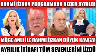 Müge Anli Ve Rahmi̇ Özkan Büyük Kavga Sonrasi Rahmi̇ Özkan Programdan Ayrildi Stüdyo Karişti