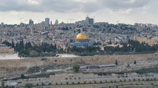 بيت المقدس من جبل الطور ( جبل الزيتون ) Jerusalem from the Mount of Olives