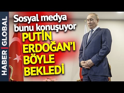 Putin, Cumhurbaşkanı Erdoğan'ı Böyle Bekledi! Gergin Hali Kameralara Yansıdı