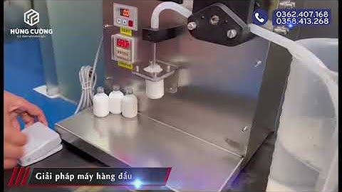 Máy chiết rót 1 vòi bơm nhu động