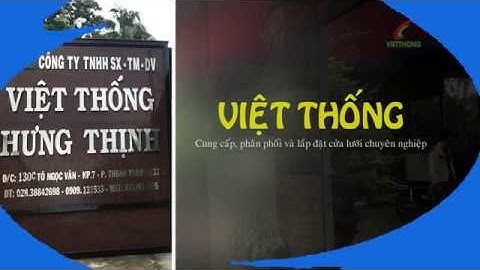 Cấu tạo và cách lắp đặt cửa lưới cố định chống muỗi - Việt Thống