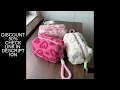 Plush Makeup Bags with Handle Soft Travel Cosmetic Storage Bag Portable Love Print Organizer Pencil