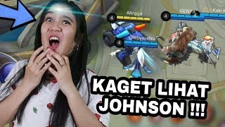 JOHNSON BISA ANGKUT 4 ORANG !! CEWEKU KAGET LIHAT MAYHEM MODE!! - Mobile Legend Indonesia