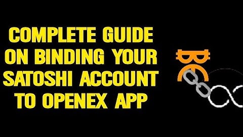 HOW TO  START LINK YOUR SATOSHI APP WITH OEX APP