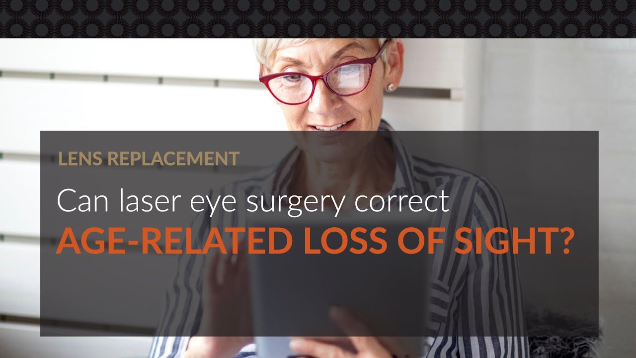 Can laser eye surgery correct agerelated loss of sight? YouTube