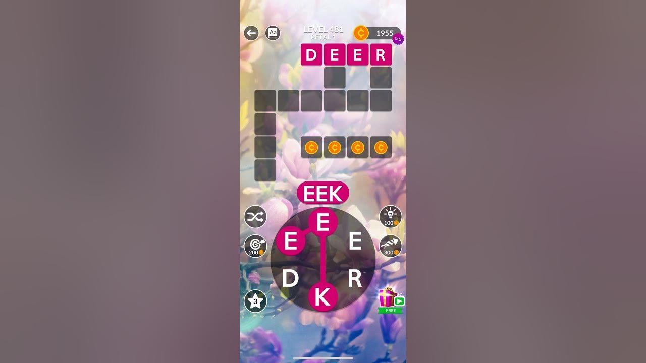 WORDSCAPES ANSWERS LEVEL 481 - YouTube