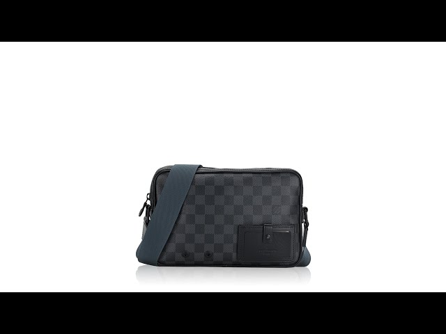 Louis Vuitton Black Damier Graphite Alpha Messenger Bag Louis Vuitton