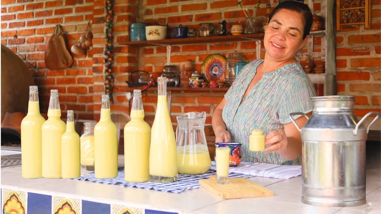 ✨ Мексиканский яичный ликёр из свежего молока | Годовщина канала 🌿