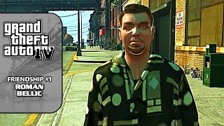 GTA 4 [NEW 100% Walkthrough] - Friendship #1: Roman Bellic (All Activities and Conversations)