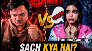 @TotalGaming093 Garena Scam 🥺 Tech Pro Harsh Reply Purnima Gaming 😡 Expose Scammer Satvik Expose #ff