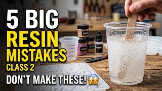 🧪❌ 5 BIG RESIN MISTAKES | BEGINNERS MUST AVOID THESE! | CLASS 2 🎨