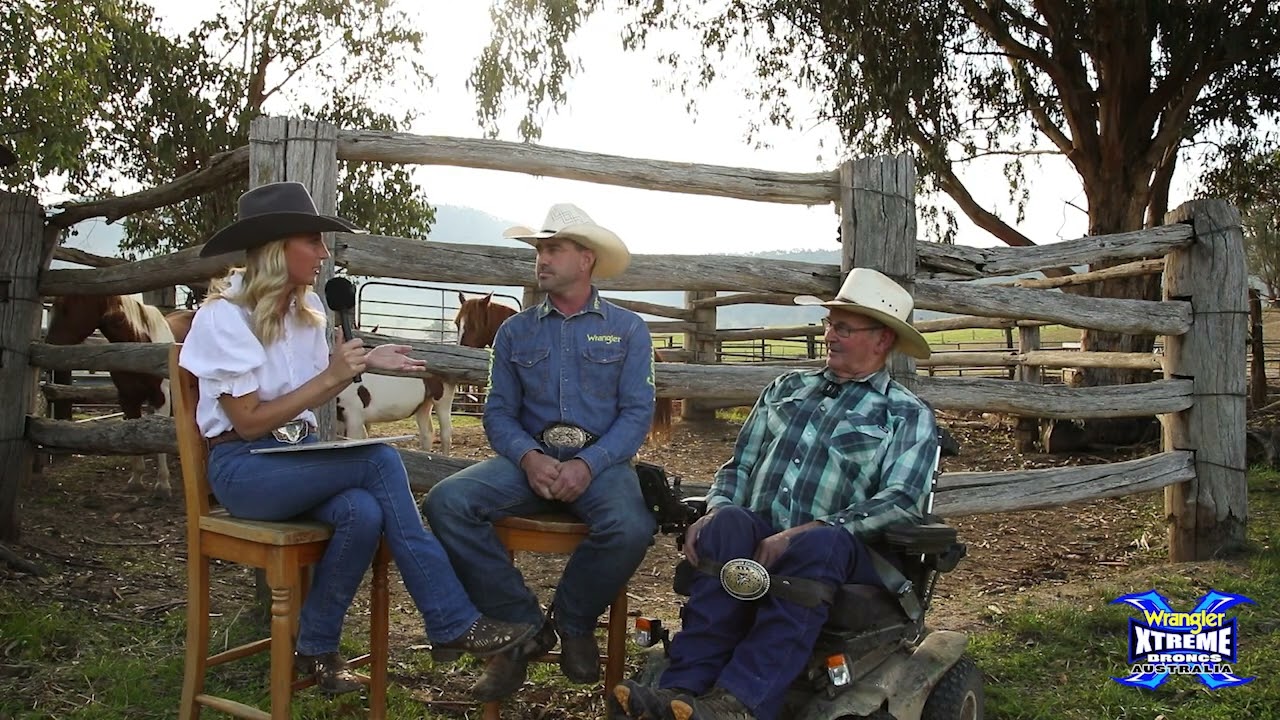 Xtreme Broncs Chute Talk with Jim and Brad Pierce - short version