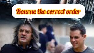 The correct order to watch Bourne Video