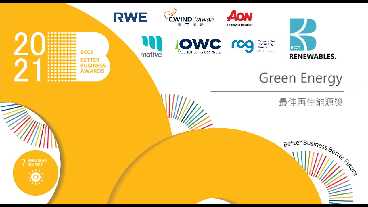 BCCT Better Business Awards 2021 | Green Energy