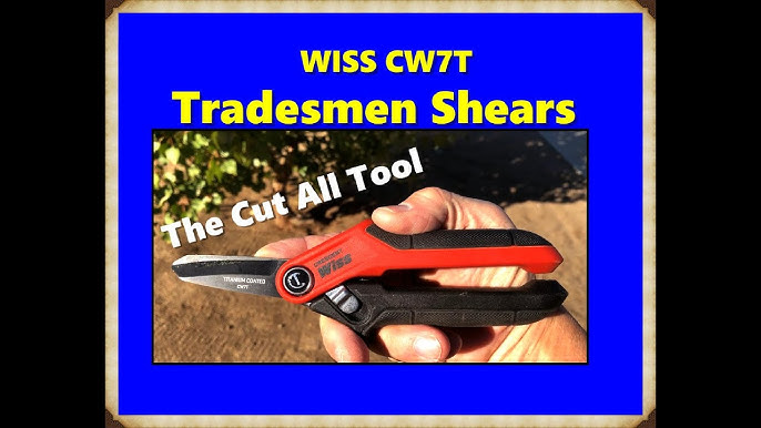 Wiss CW10TM 10 in. Heavy-Duty Titanium Coated Tradesman Shears