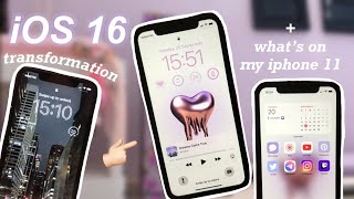📲 iOS 16: customize with me + what's on my iphone 11 (updated) screenshot 3