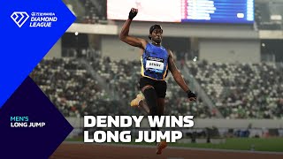 Marquis Dendy leaps to victory in Suzhou long jump - Wanda Diamond League 2024