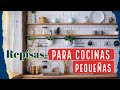 Ideas HERMOSAS para ORGANIZAR COCINA PEQUEÑA con REPISAS - ORGANIZE SMALL KITCHEN with SHELVES
