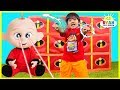 Giant Smash Surprise Incredibles 2 Toys with Jack Jack vs Ryan!!!