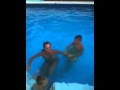 Joey swimming
