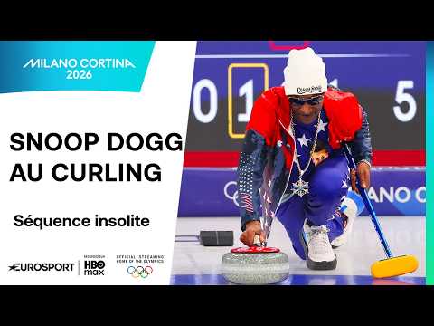 JO 2026 - Quand SNOOP DOGG s'essaie au curling en Italie