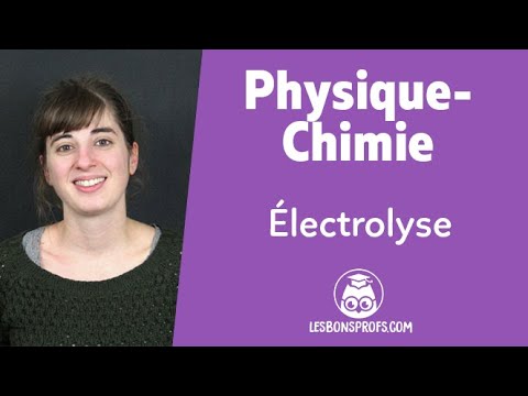 Vidéo: Quand a lieu la décomposition électrolytique ?