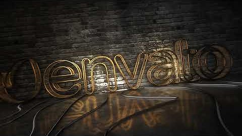 Dark Rejected Element 3D Logo Opener | After Efects Project Files