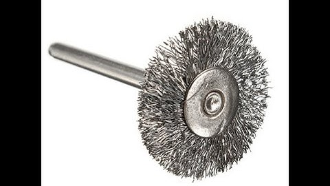 How To Remove Rust From Hand Tools With Dremel Rotary Tool Wire Brush