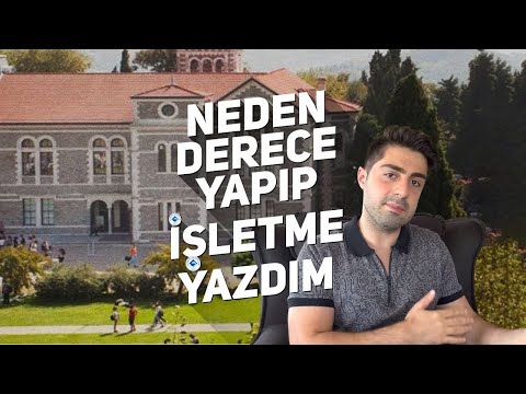 NEDEN DERECE YAPIP İŞLETME YAZDIM?