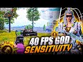 40 fps god  31 update  sensitivity  40 fps player  bgmi gameplay